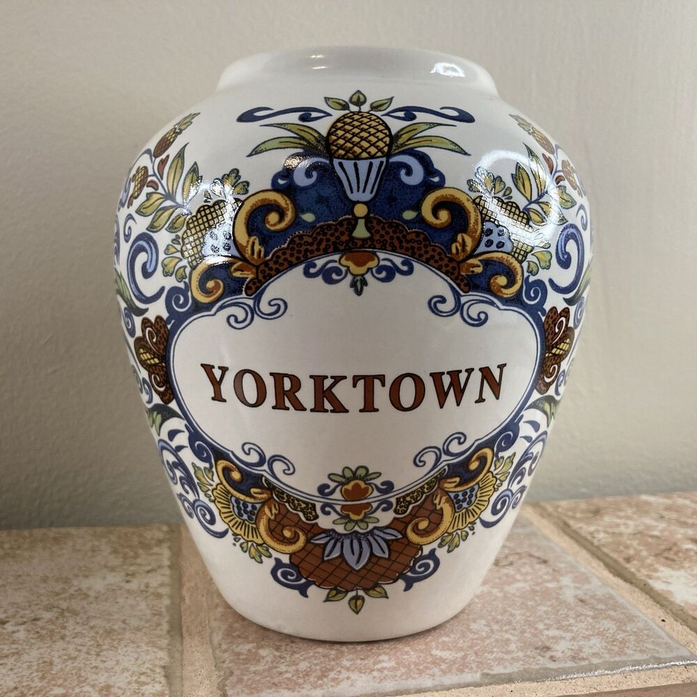 Yorktown Olde Virginea Jar Company, Certificate, No Lid, Delft, Apothecary